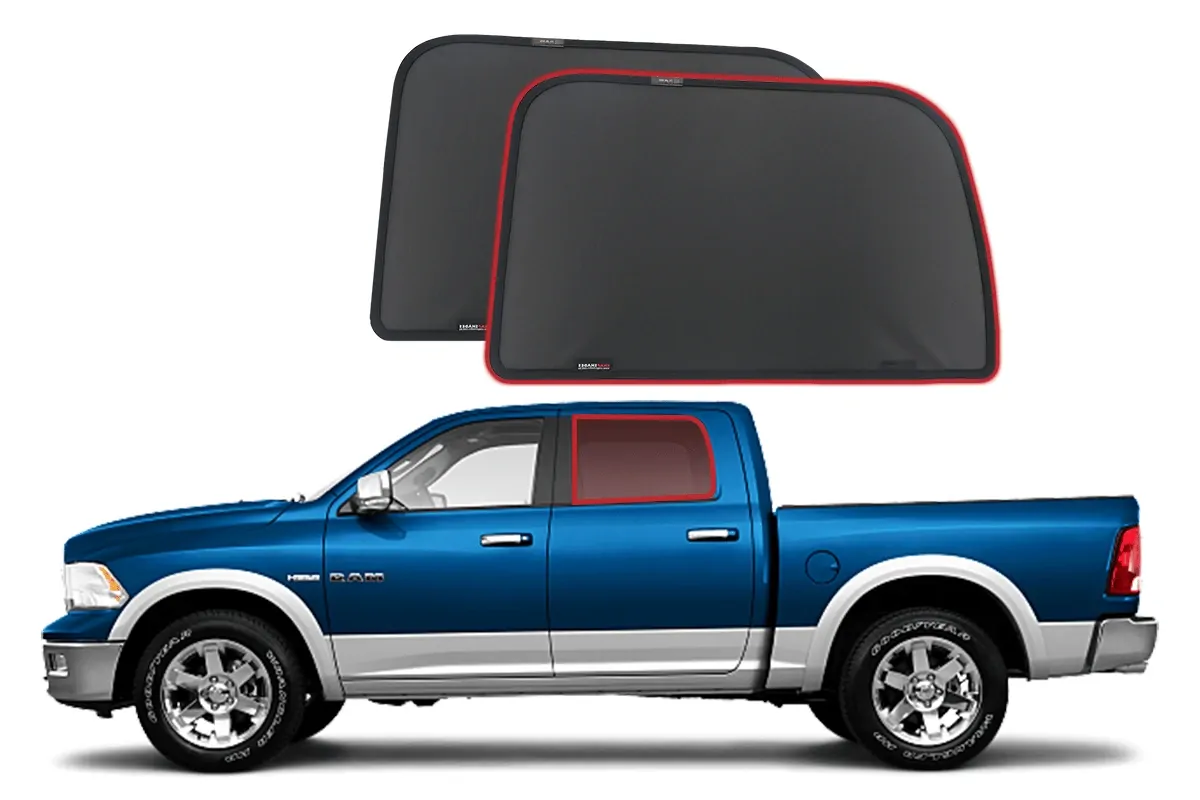 Dodge RAM/RAM Pickup Crew Cab Car Window Shades (DS/DJ; 2008-Present ...