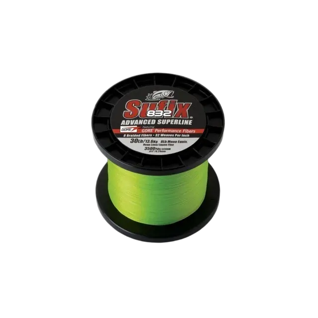 Sufix 832 Braid 3500yds 10lb Neon Lime