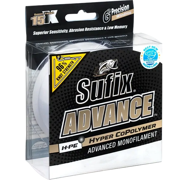 Sufix Advance HPME Monofilament Clear 250m - 48lb