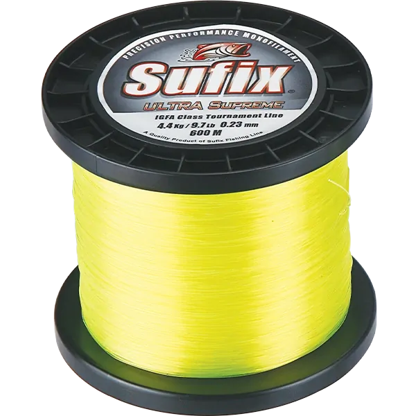 Sufix Ultra Supreme IGFA 1000m 8kg Neon Yellow