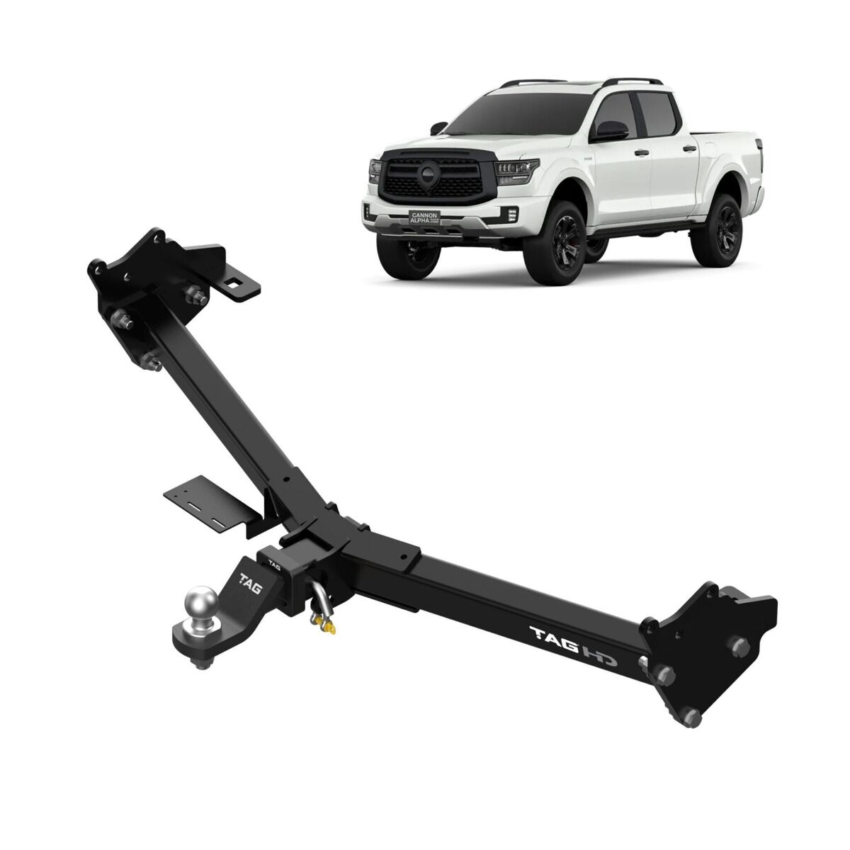 TAG Heavy Duty Towbar For GWM Cannon Alpha PHEV Ute (07/2025 - On)