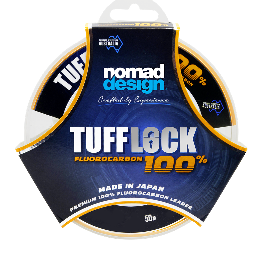 Nomad Design Tufflock 100% Fluorocarbon Leader - 50m - 40lb