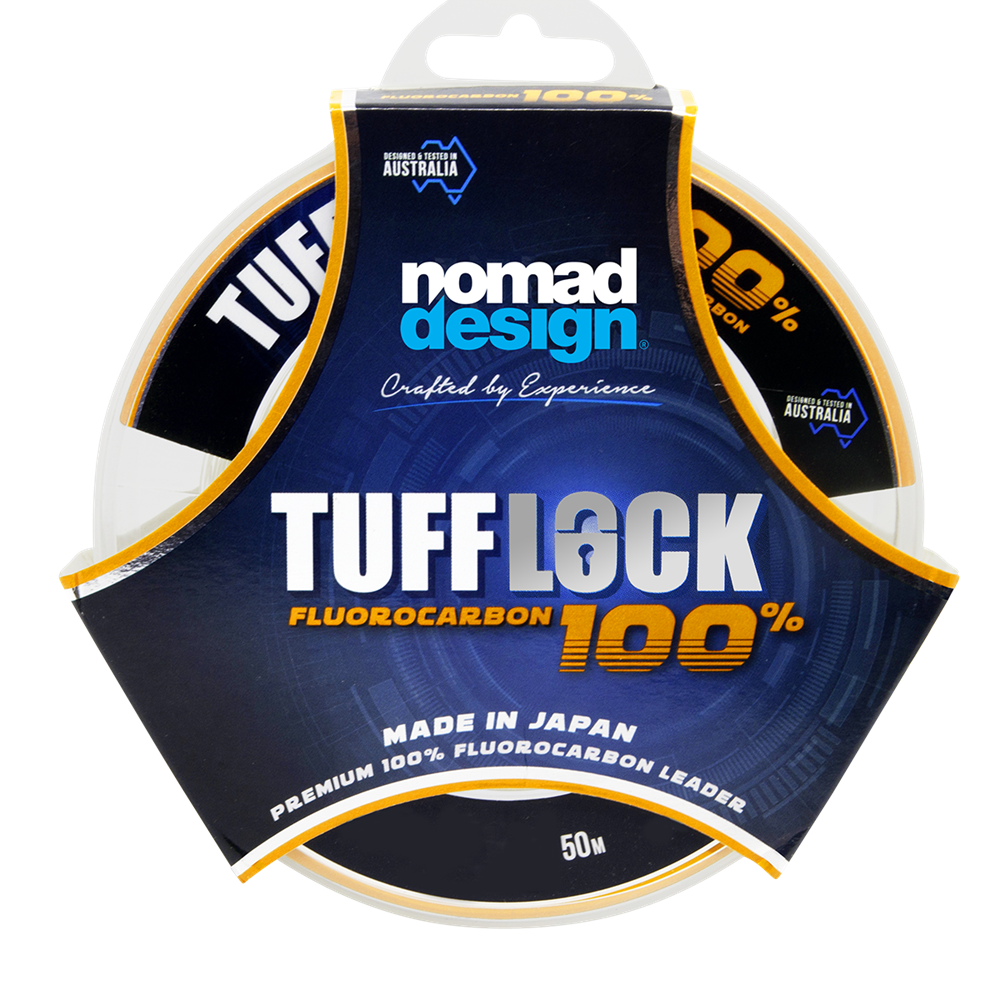 Nomad Design Tufflock 100% Fluorocarbon Leader - 50m - 50lb