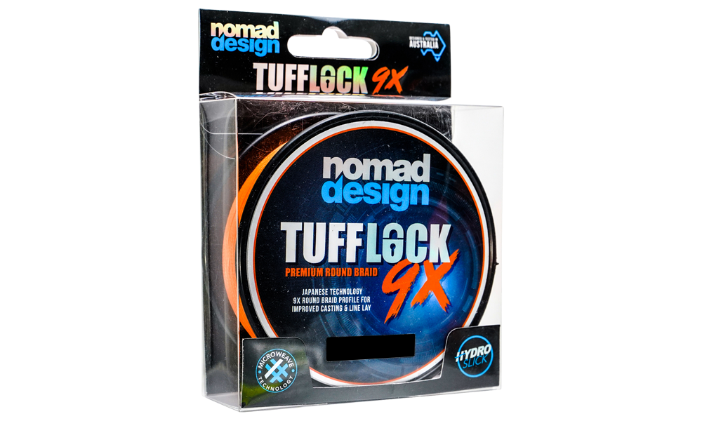 Nomad Design Tufflock Orange X9 Braid - 150yds - 30lb