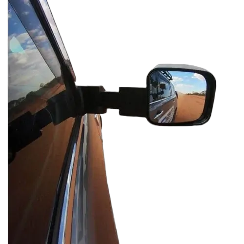 MSA TOWING MIRRORS TO SUIT MITSUBISHI TRITON 2015-02/2024 (Chrome Electric Indicators BSM)