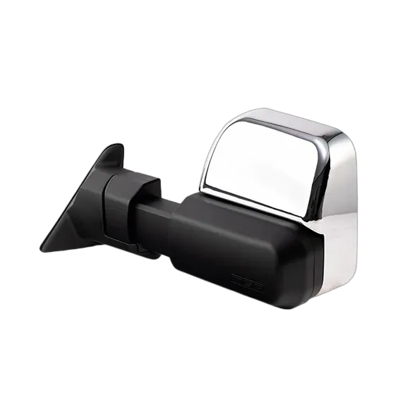 MSA Towing Mirrors (Chrome, Manual) To Suit Toyota LandCruiser 80 Series 1989 - 1998