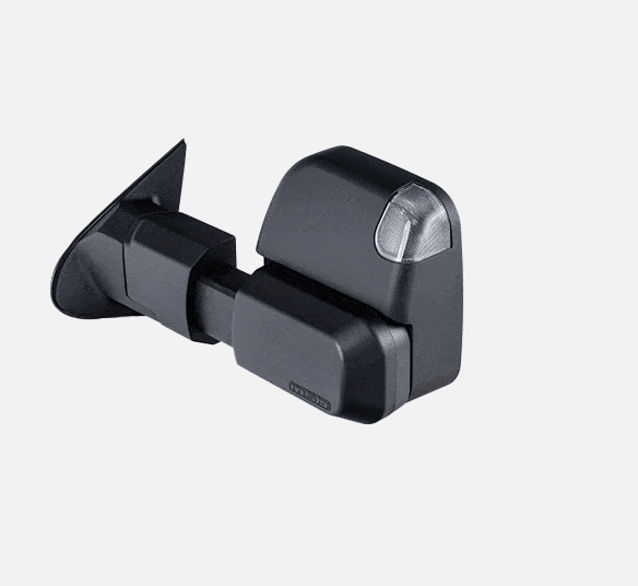 MSA Towing Mirrors [Black, Electric, Heated, Indicators, Power Fold] to suit Nissan Patrol Y62 (2013-On)