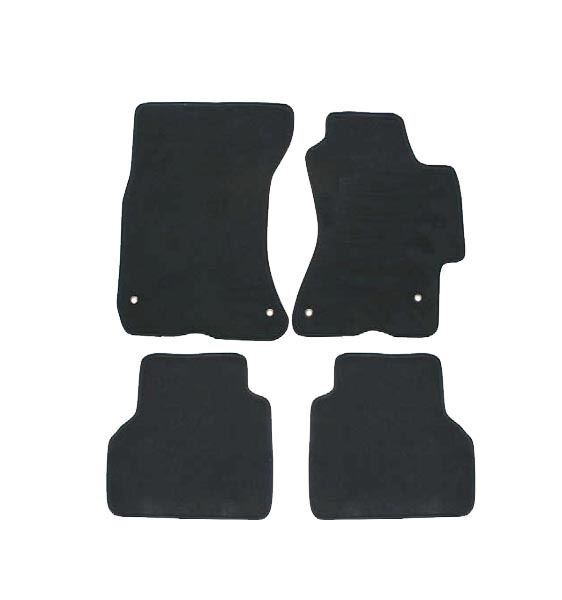 Sunland Floor Mats For Toyota Yaris NCP90R/91R/93R (Hatch) Oct 2005-Oct  2011 Charcoal 4Pce