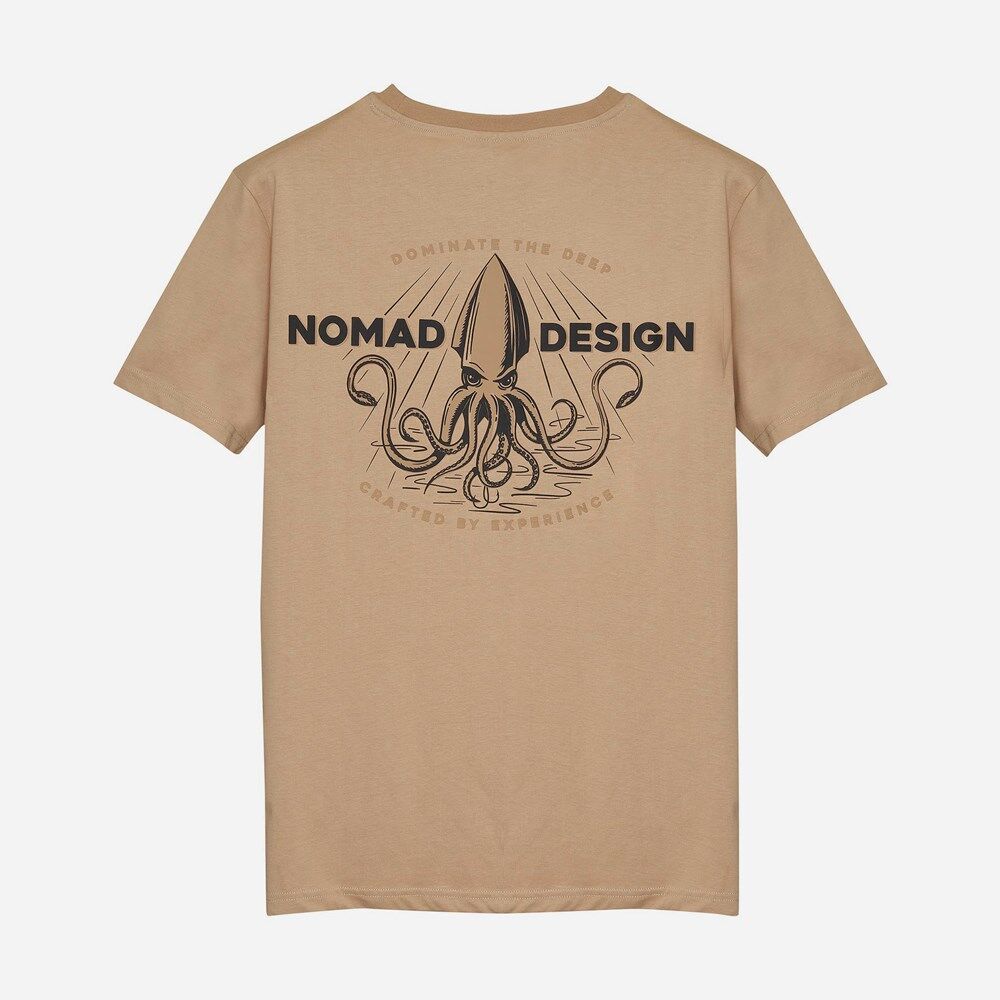 Nomad Design T-Shirt Squidtrex Rising - Tan - M