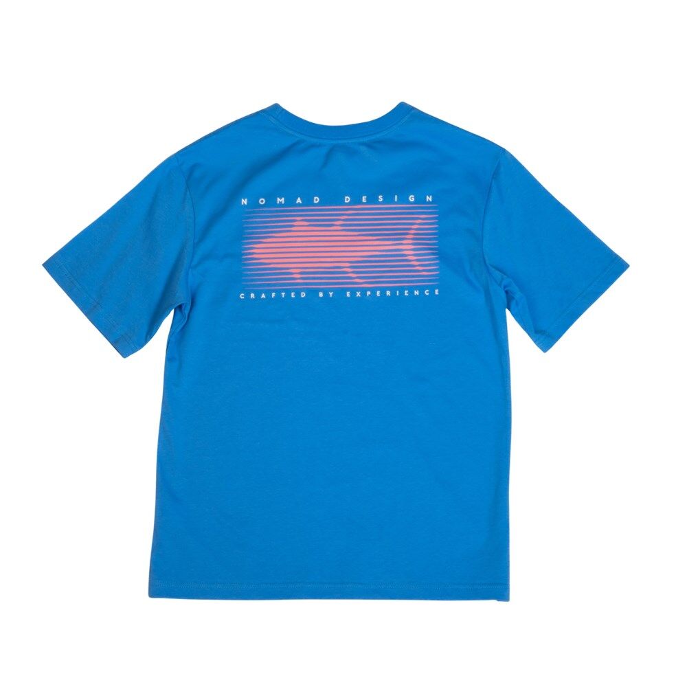 Nomad Design T-Shirt Womens Fine Lines - Indigo - 14