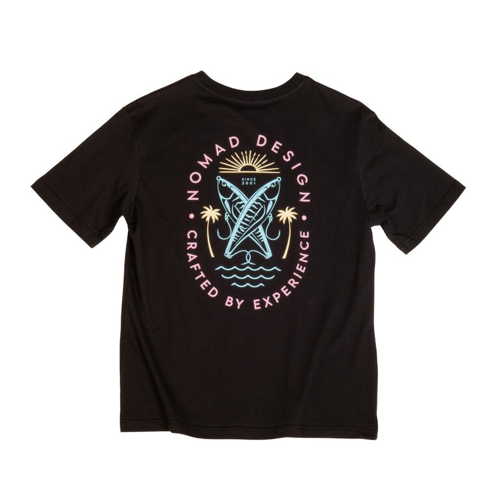Nomad Design T-Shirt Womens Rise Of The Madscad - Faded Black - 8