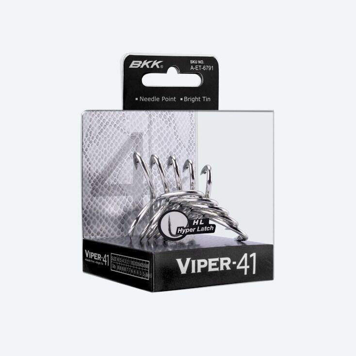 BKK Viper-41 Treble Hooks - #2 - 7 Per Pack