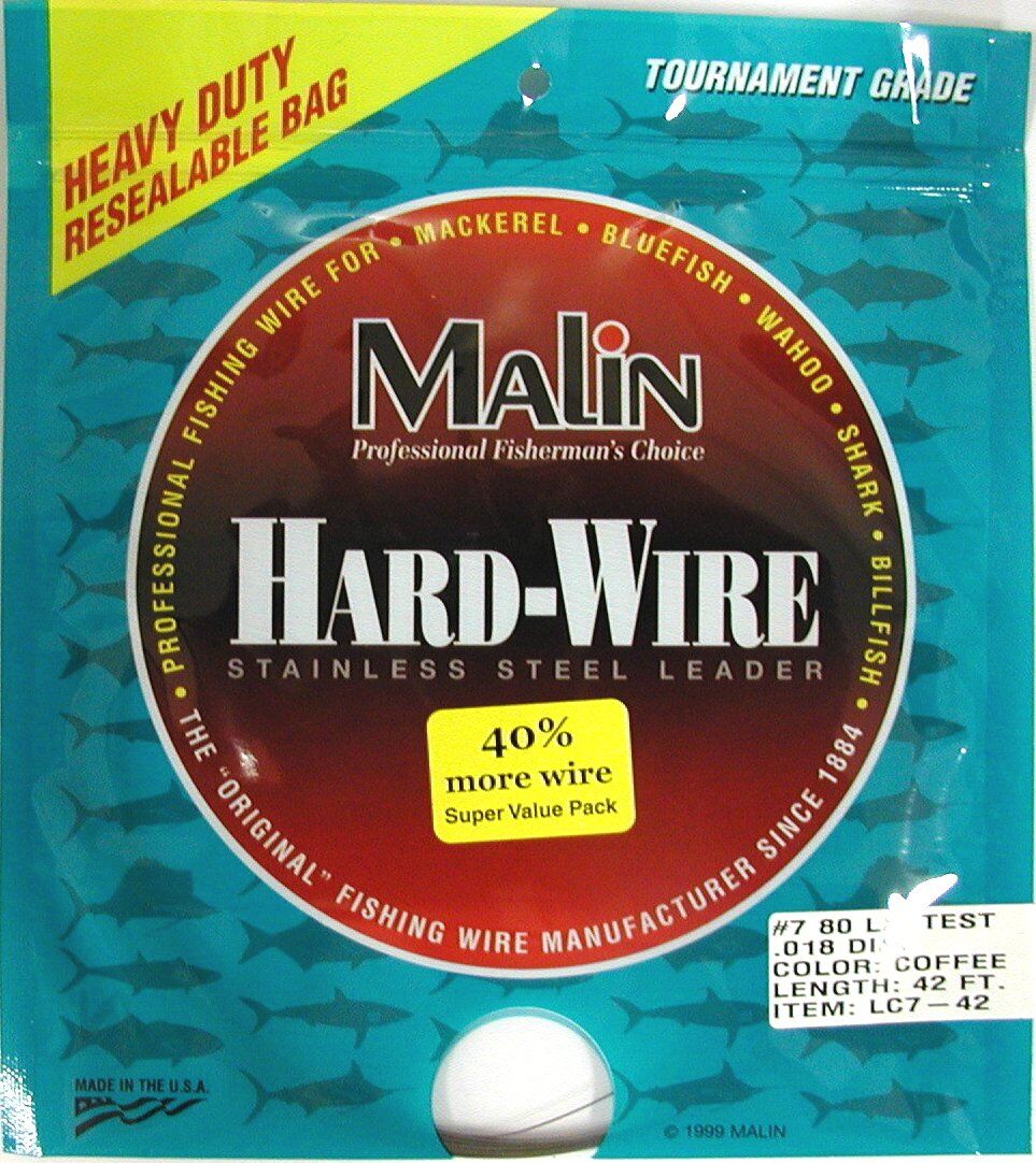 Malin Wire Usa Stainless Steel Brown 80Lb X 42'