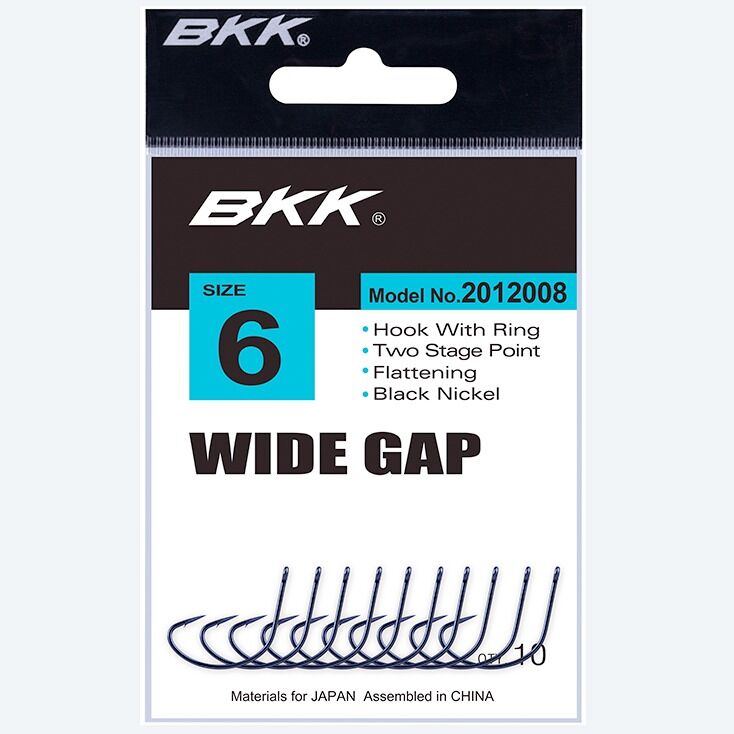 BKK Wide Gap-R Hooks - 1/0 - 7 Per Pack