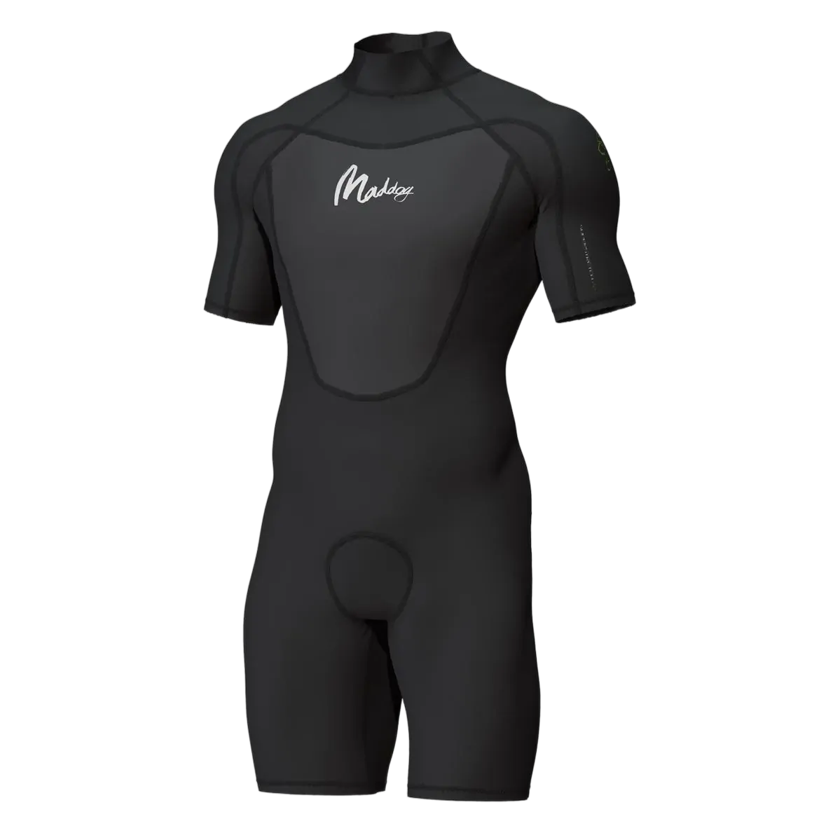 Maddog Mens Superstretch Springsuit 2mm Wetsuit Black - 2XL