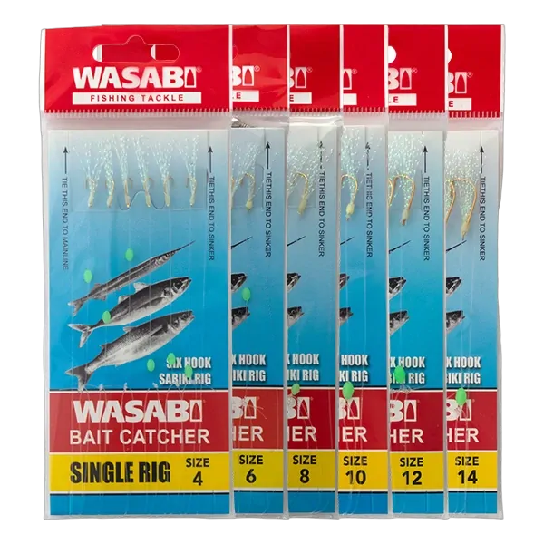 Wasabi Sabiki Bait Rig #10 (Twin Pack)