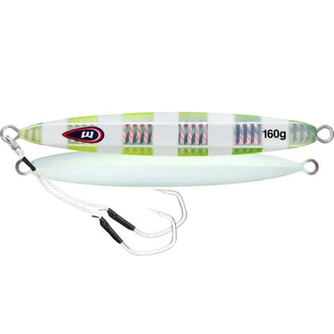 Williamson Slide Dancer Jig 100g Chartreuse Blink