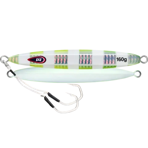 Williamson Slide Dancer Jig 130g Chartreuse Blink