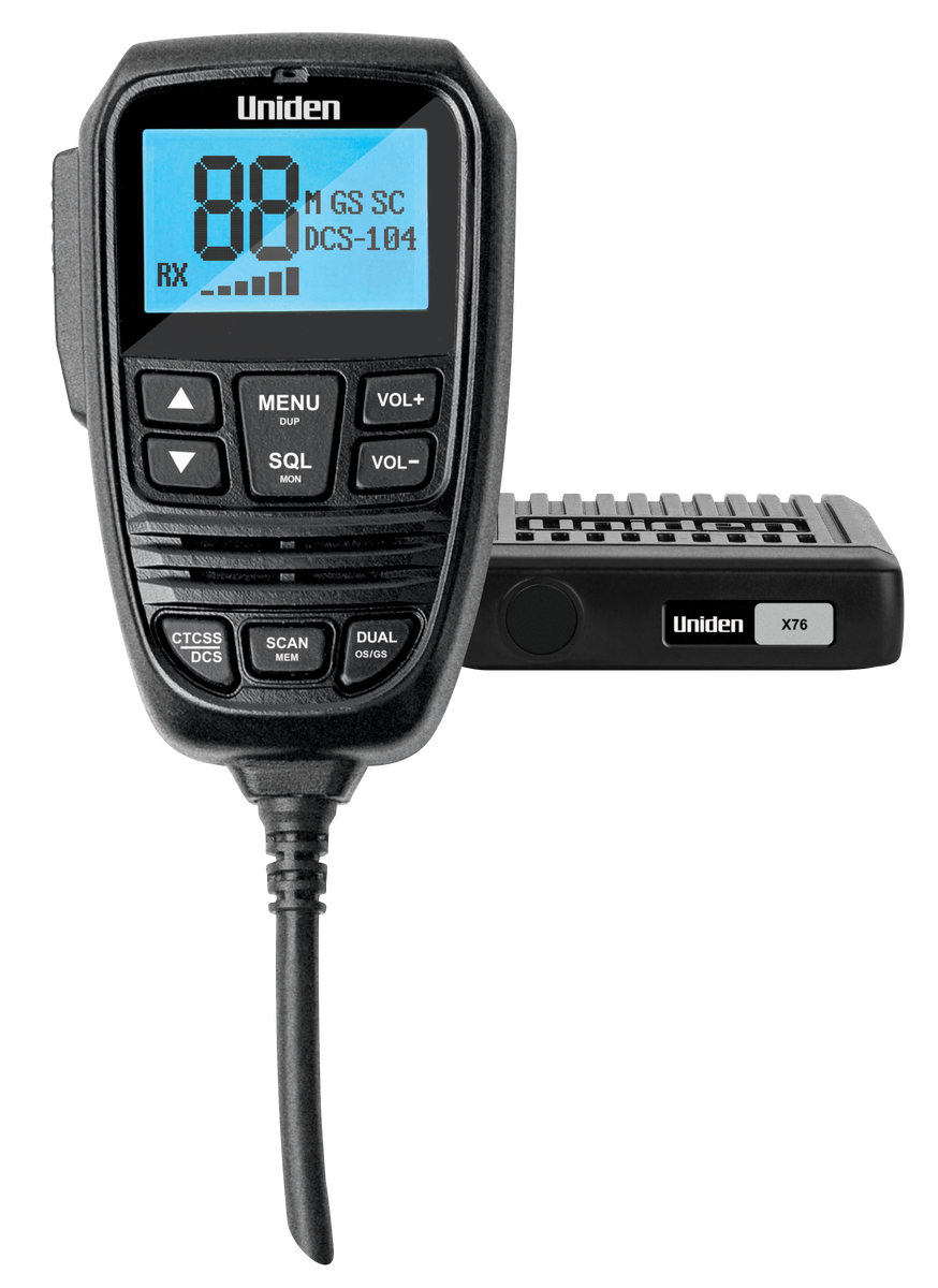 Uniden X76 Mini Compact UHF CB Mobile