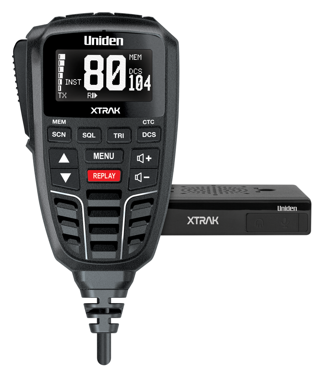 Uniden XTRAK 80 Smart UHF Radio with OLED Display