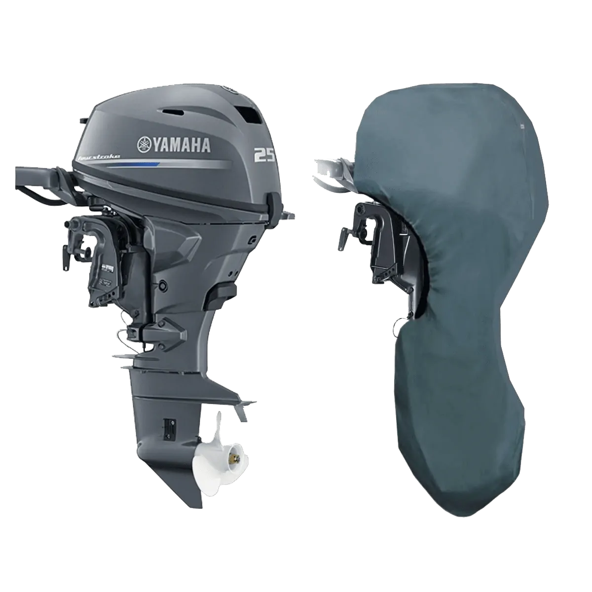 Yamaha Full Outboard Cover 2 Cylinder F25G F25C (L)20In/508mm Leg (2017>)