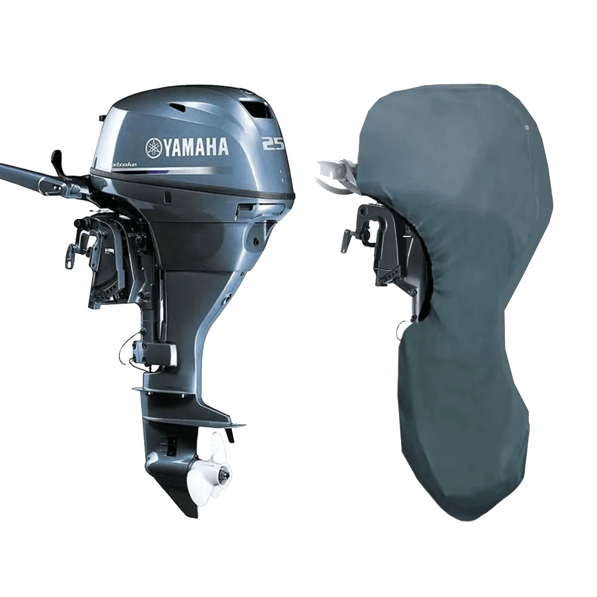 Yamaha Full Outboard Cover 2 Cylinder F15C F20B (L)20In/508mm Leg (2007>)