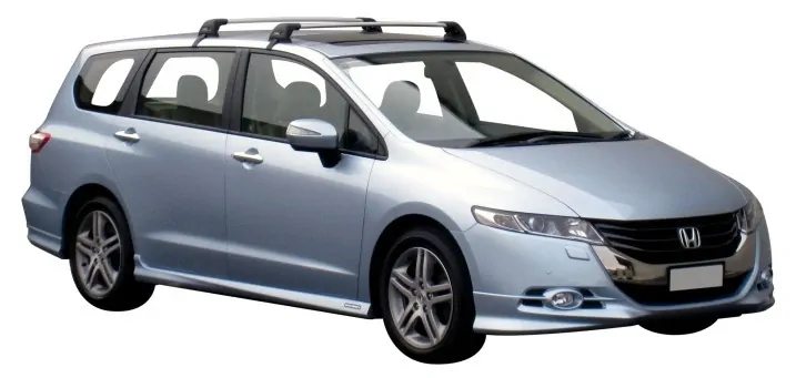 Yakima FlushBar 105cm Silver Pair (S7Y) To Suit Honda Odyssey 5dr MPV 04/2009-/2013