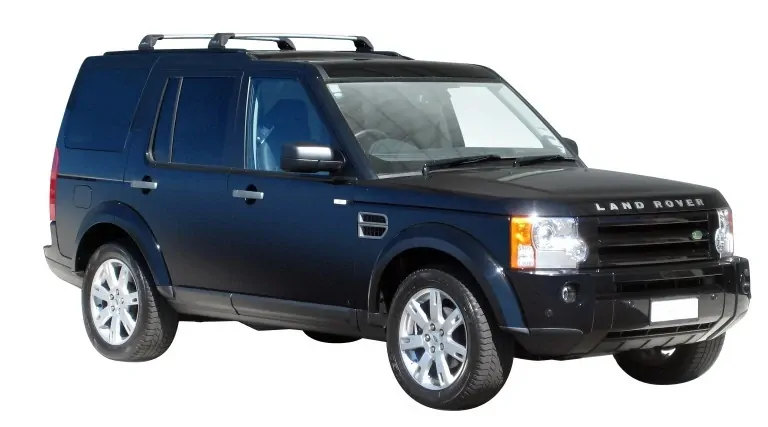 Yakima FlushBar 100 & 105cm Silver Pair (S26Y) To Suit Land Rover Discovery 3 11/2004-/2009
