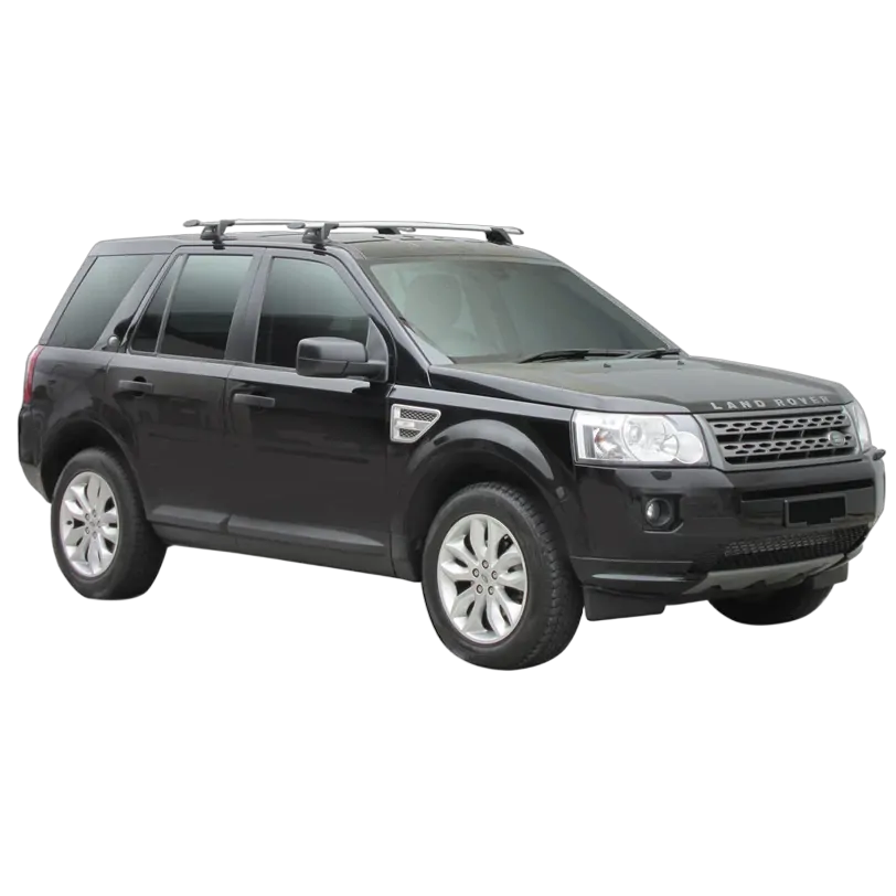 Yakima ThruBar 135cm Silver Pair (S17Y) To Suit Land Rover Freelander 2 07/2007-02/2011