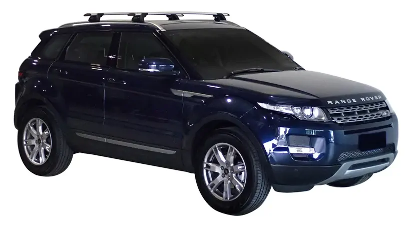 Yakima ThruBar 135cm Silver Pair (S17Y) To Suit Land Rover Range Rover Evoque 5dr SUV /2011-/On