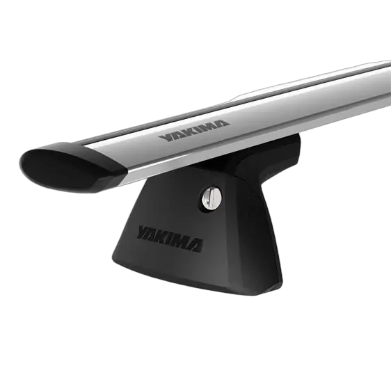 Yakima JetStream Bars S 127cm Silver Pack of 2 To Suit Subaru Impreza 4dr Sedan 02/2017-/On