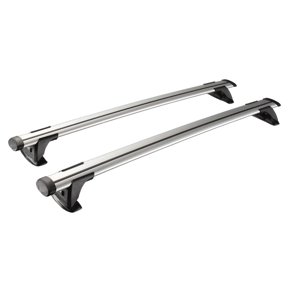 Yakima ThruBar 120cm Silver Pair (S16Y) To Suit Toyota Yaris Cross 5dr SUV 11/2020-/On