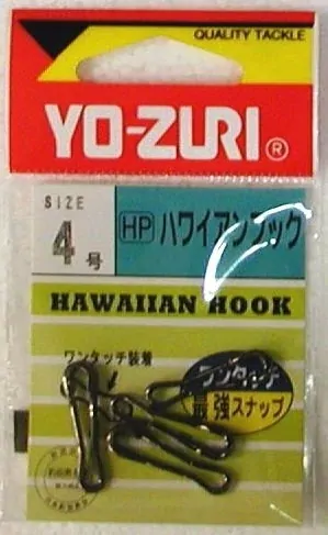 Yo-Zuri Hawaiian Hook Snap Black Size 4