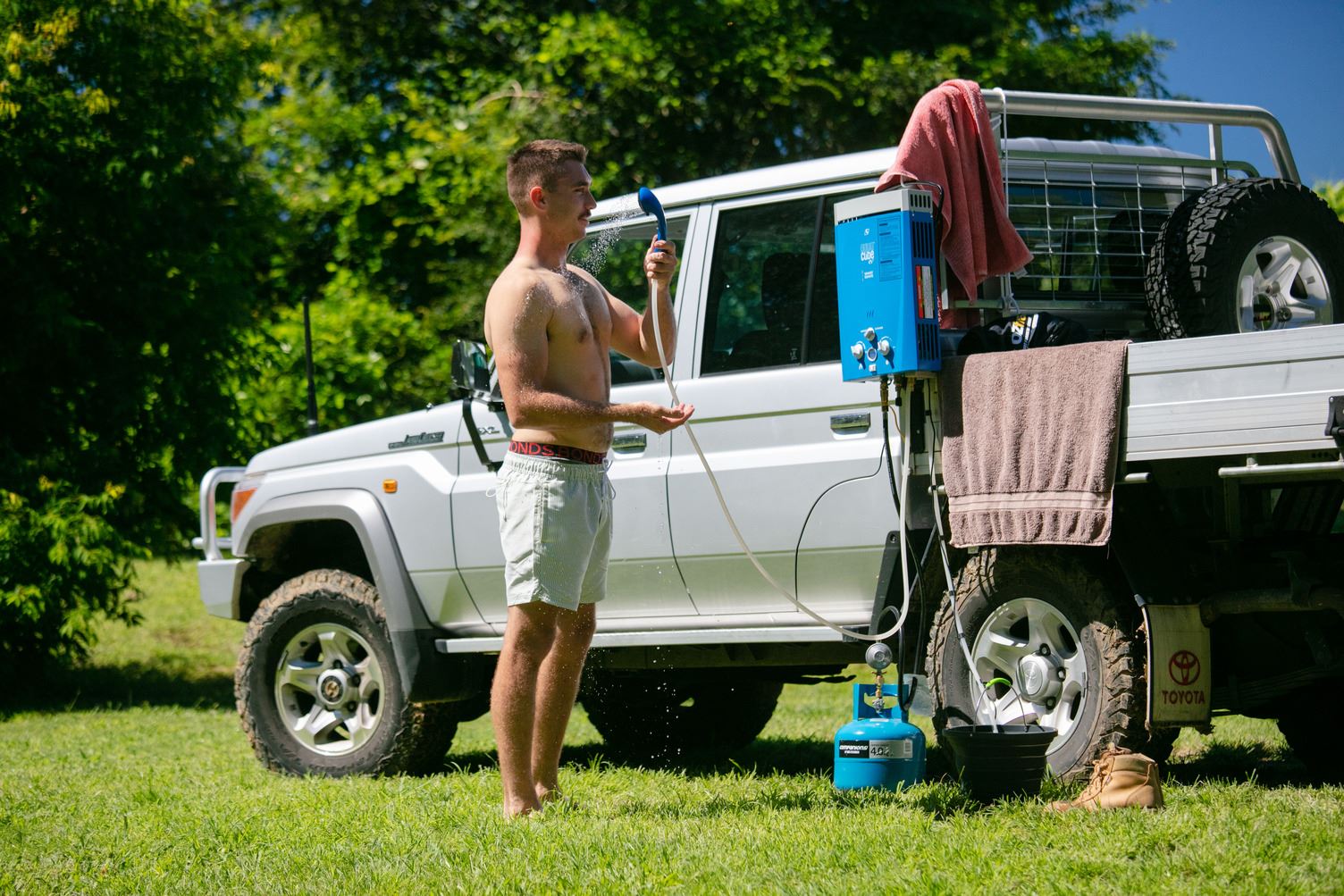 camping shower