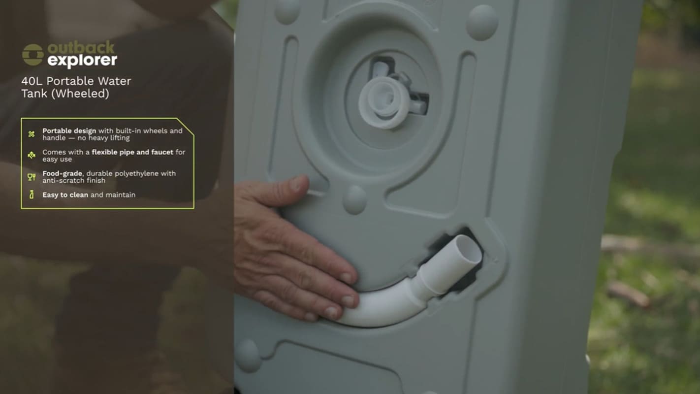 50L wheeled water tank