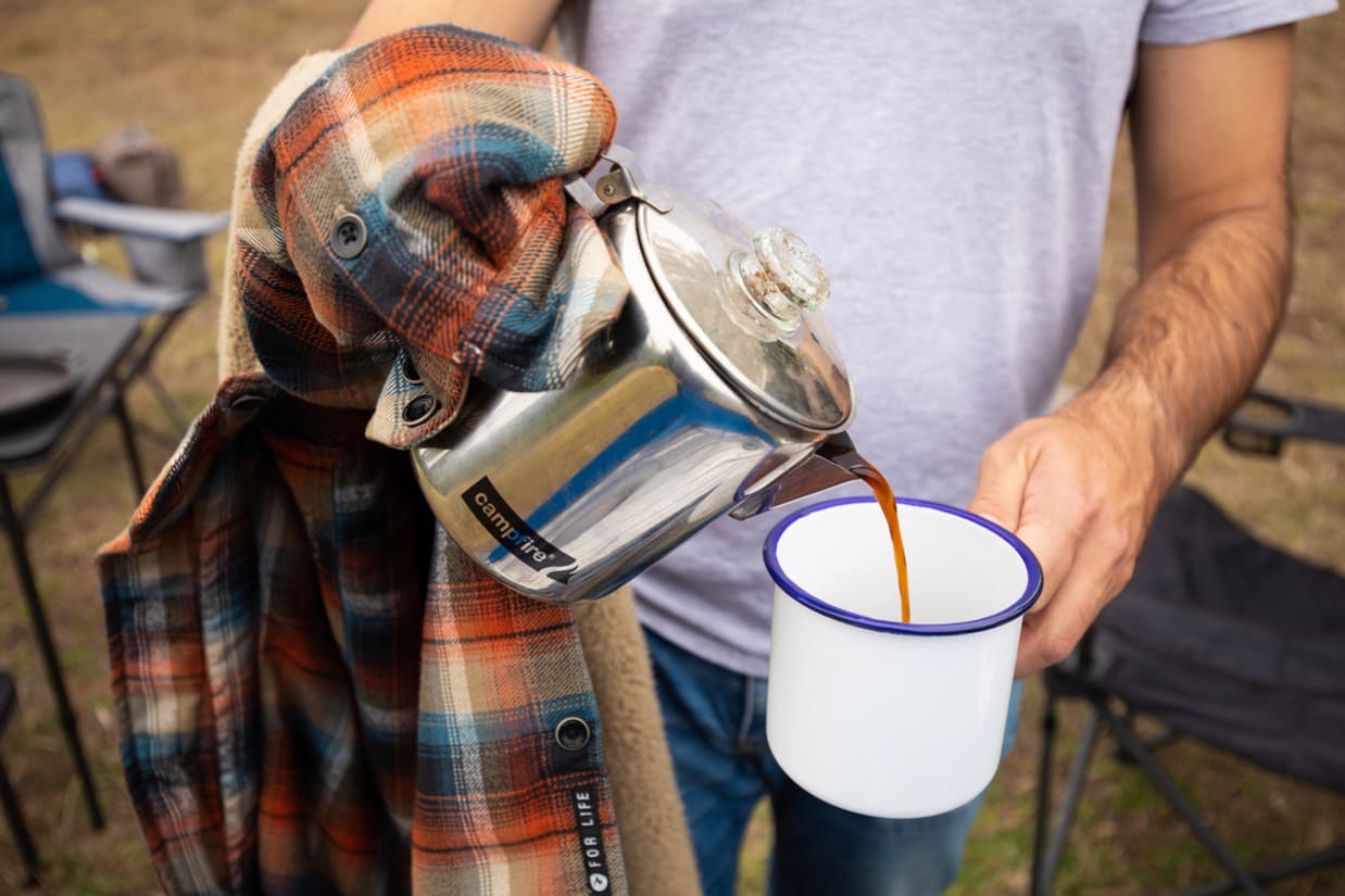 camp coffee brewed