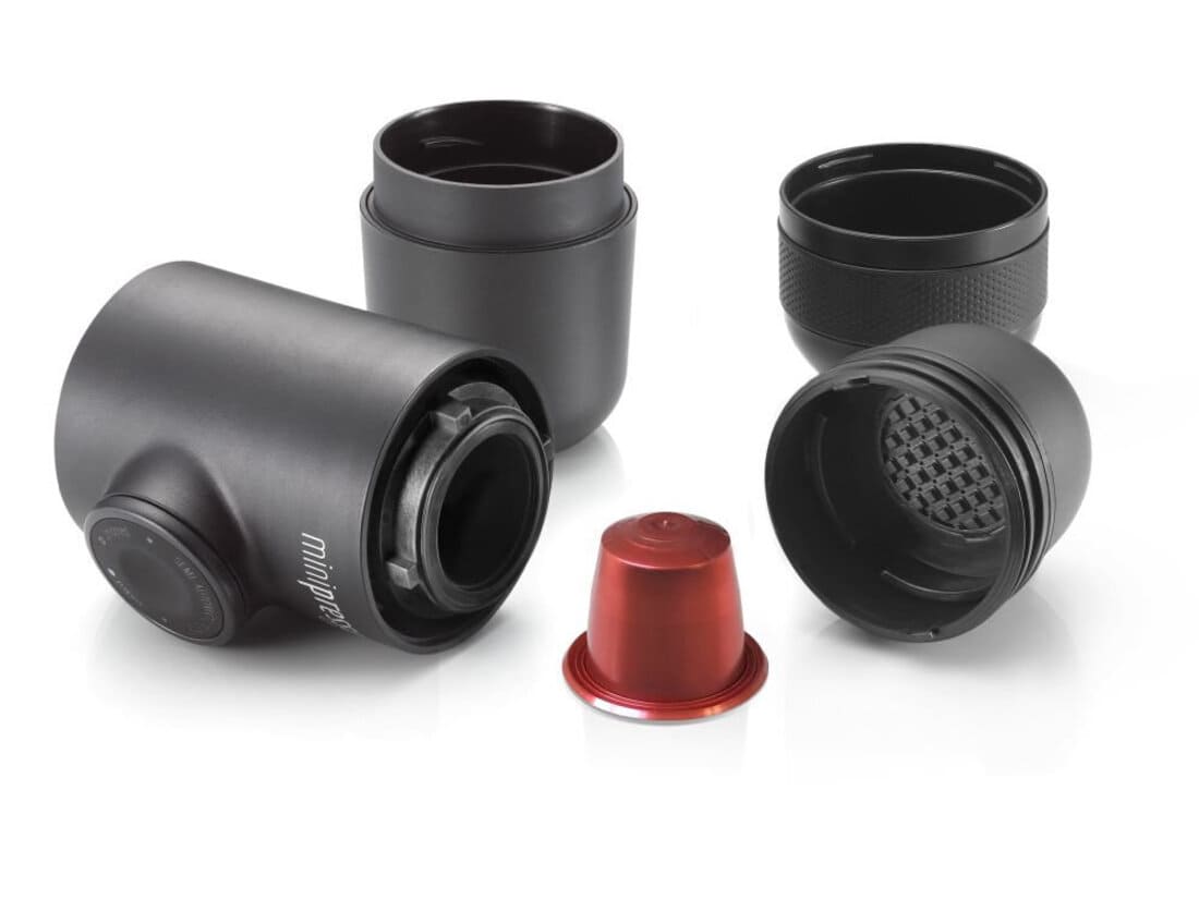 Camp coffee with cups