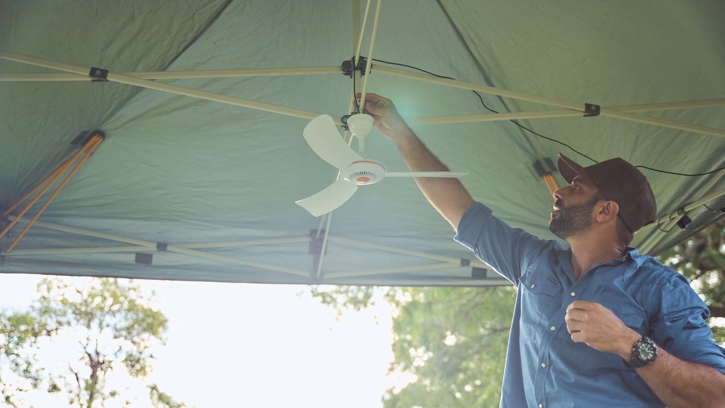 Gazebo accessories fan