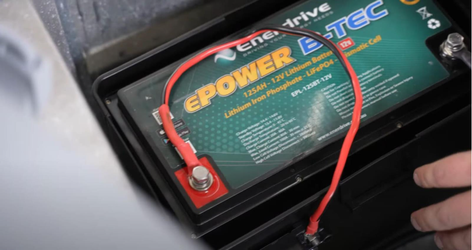 Installing the Lithium Battery and Circuit Breaker