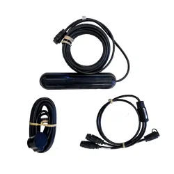 Lowrance ActiveImaging 2-IN-1 Transducer with 83/200 in-hull puck (Depth only) and 9 Pin Y cable.