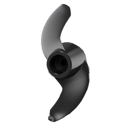 RECON 2-blade Weedless Prop. For fresh / salt water RECON trolling motors (Not compatible with GHOST)