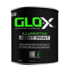 Glo-X Illuminating Night Paint Green 1L