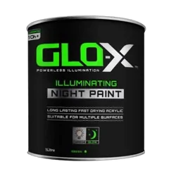 Glo-X Illuminating Night Paint Green 1L