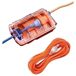 Ampfibian RV Plus Weatherproof Caravan/RV 15A To 10A Power Adapter + 12m Lead