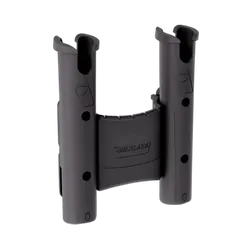 Rod Holder Dual with Caddy Black