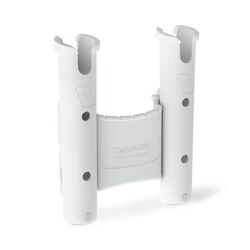 Rod Holder Dual With Caddy White
