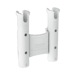 Rod Holder Dual With Caddy White