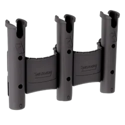 Rod Holder Triple With Caddy Black