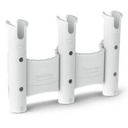 Rod Holder Triple With Caddy White