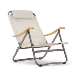 Oztrail Palm Club Beach High Back Chair - Almonta Beach Sand